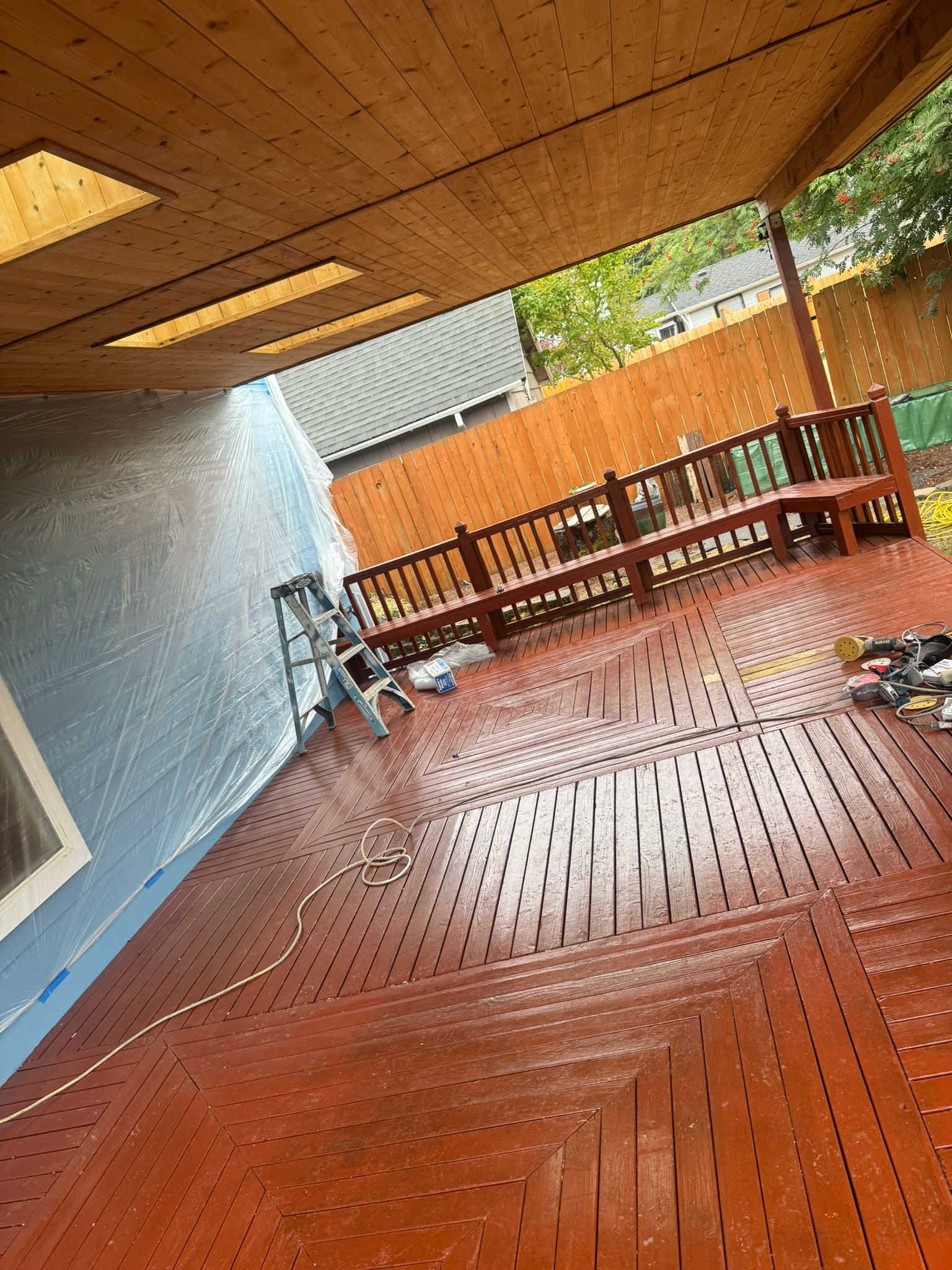 Interior living room repaint in Renton, Washington by Torres Remodel