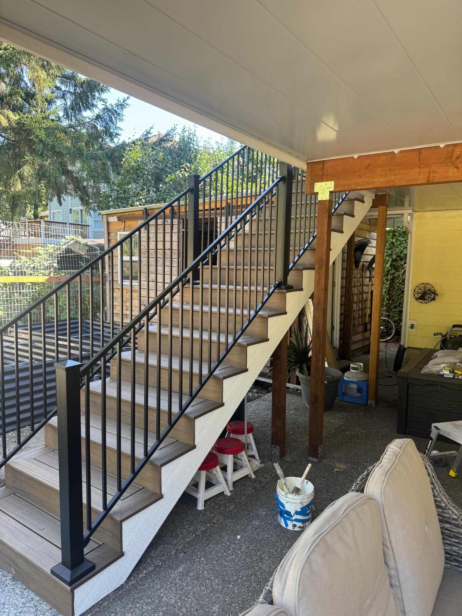 Interior living room repaint in Renton, Washington by Torres Remodel